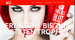 Desktop Screenshot of frisches-blut.com